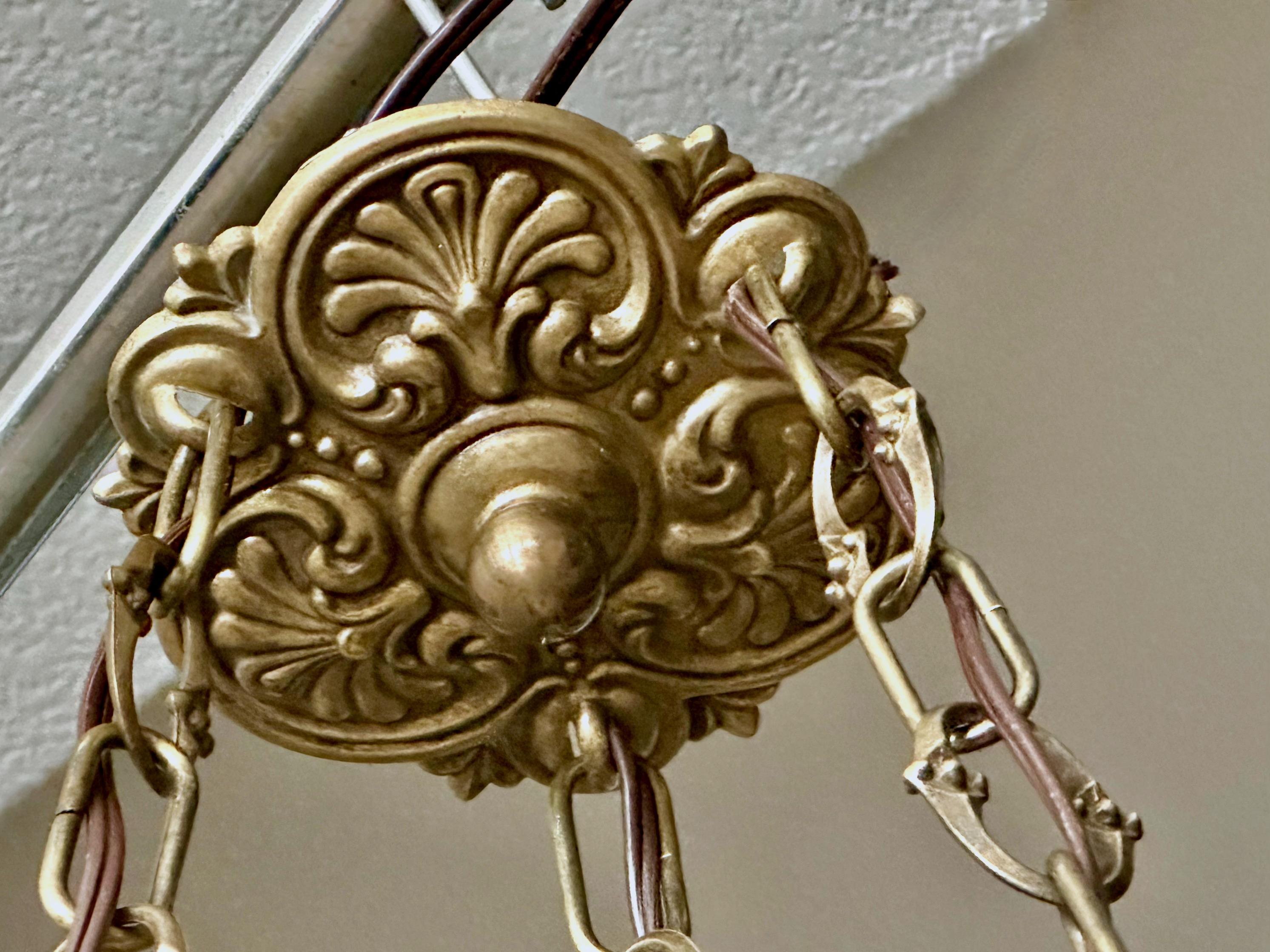 Lampadario a sospensione in alabastro in stile Directoire francese in vendita 5
