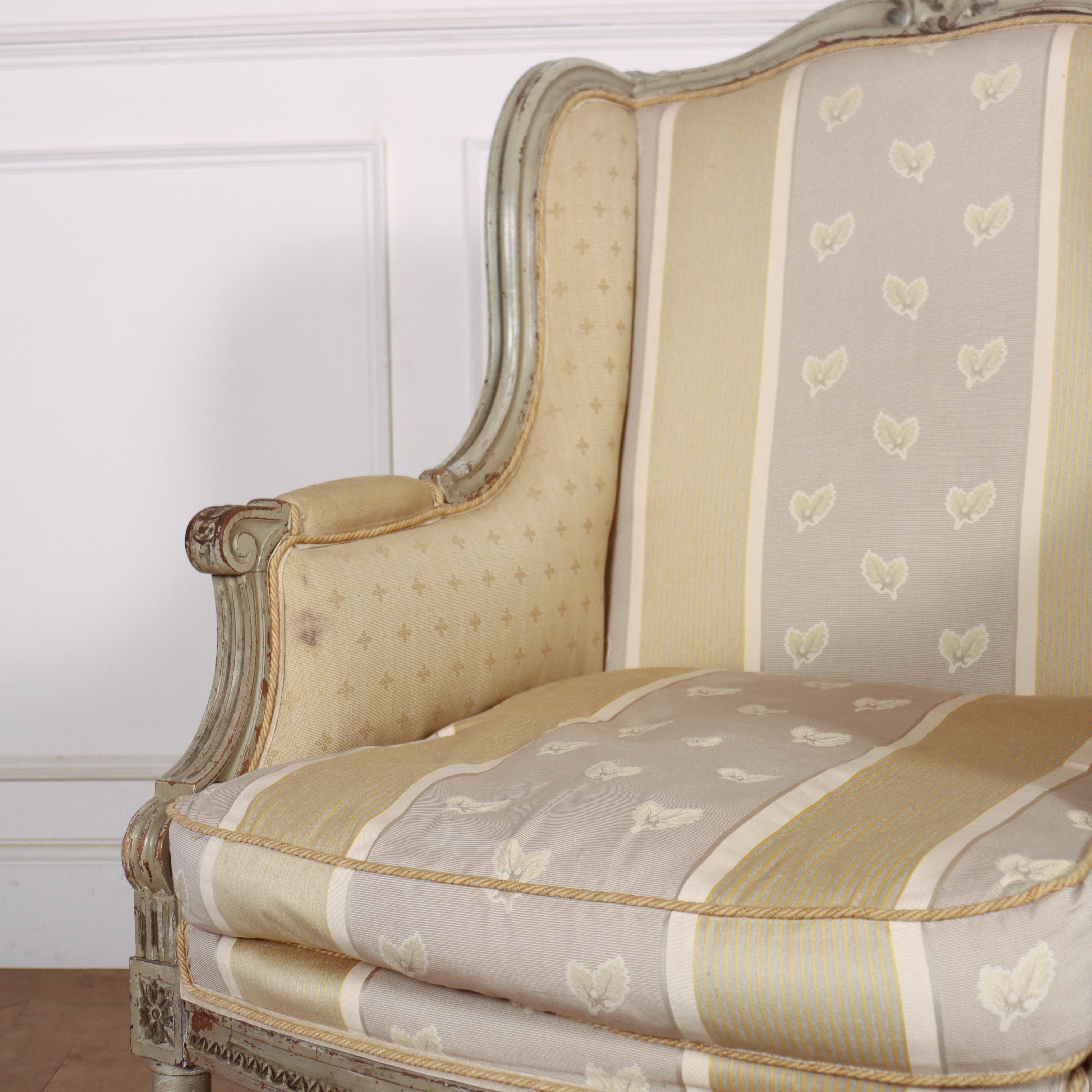 French Directoire Style Armchair In Good Condition For Sale In Leamington Spa, Warwickshire