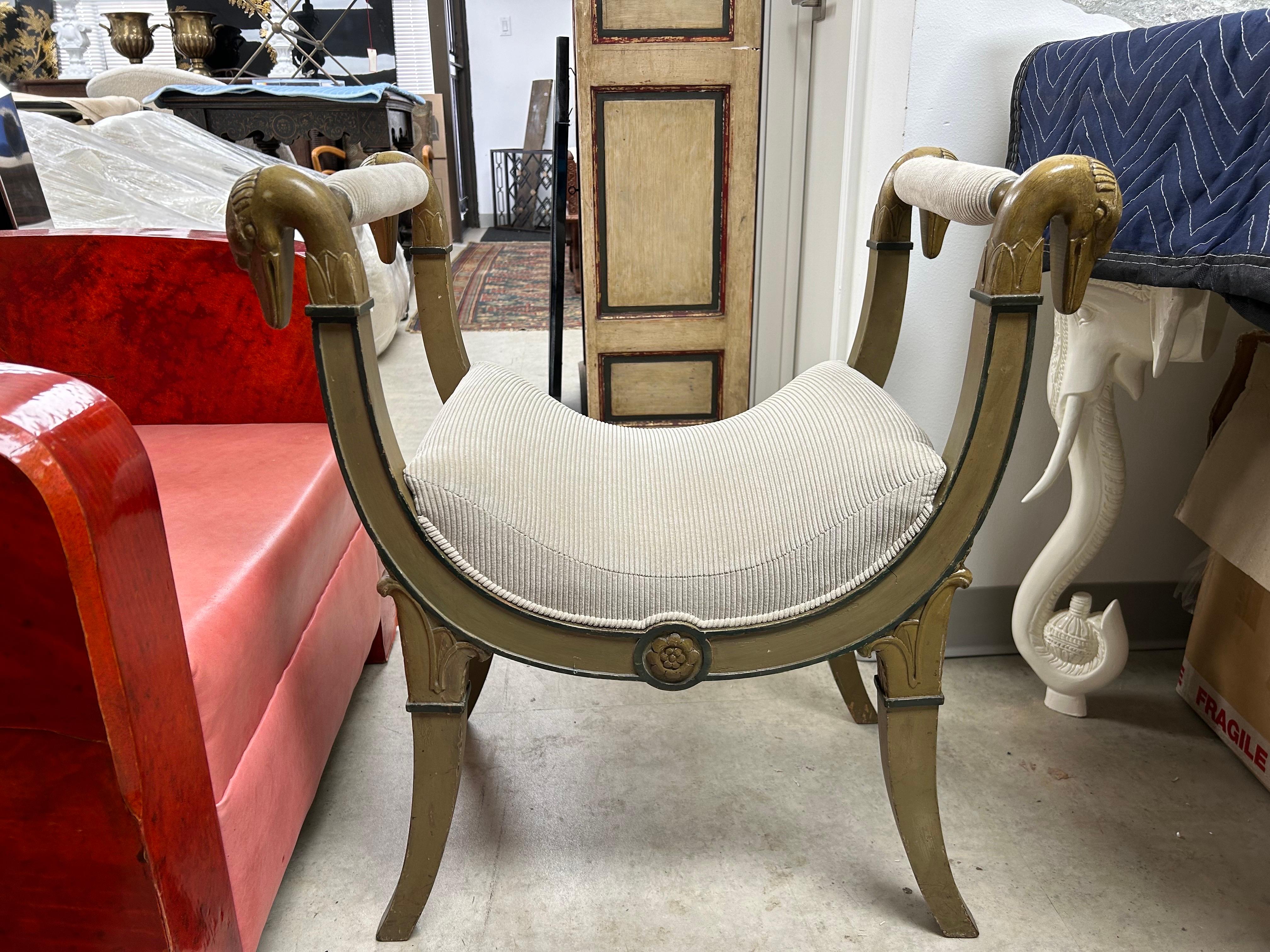 Banc français de style Directoire en vente 3