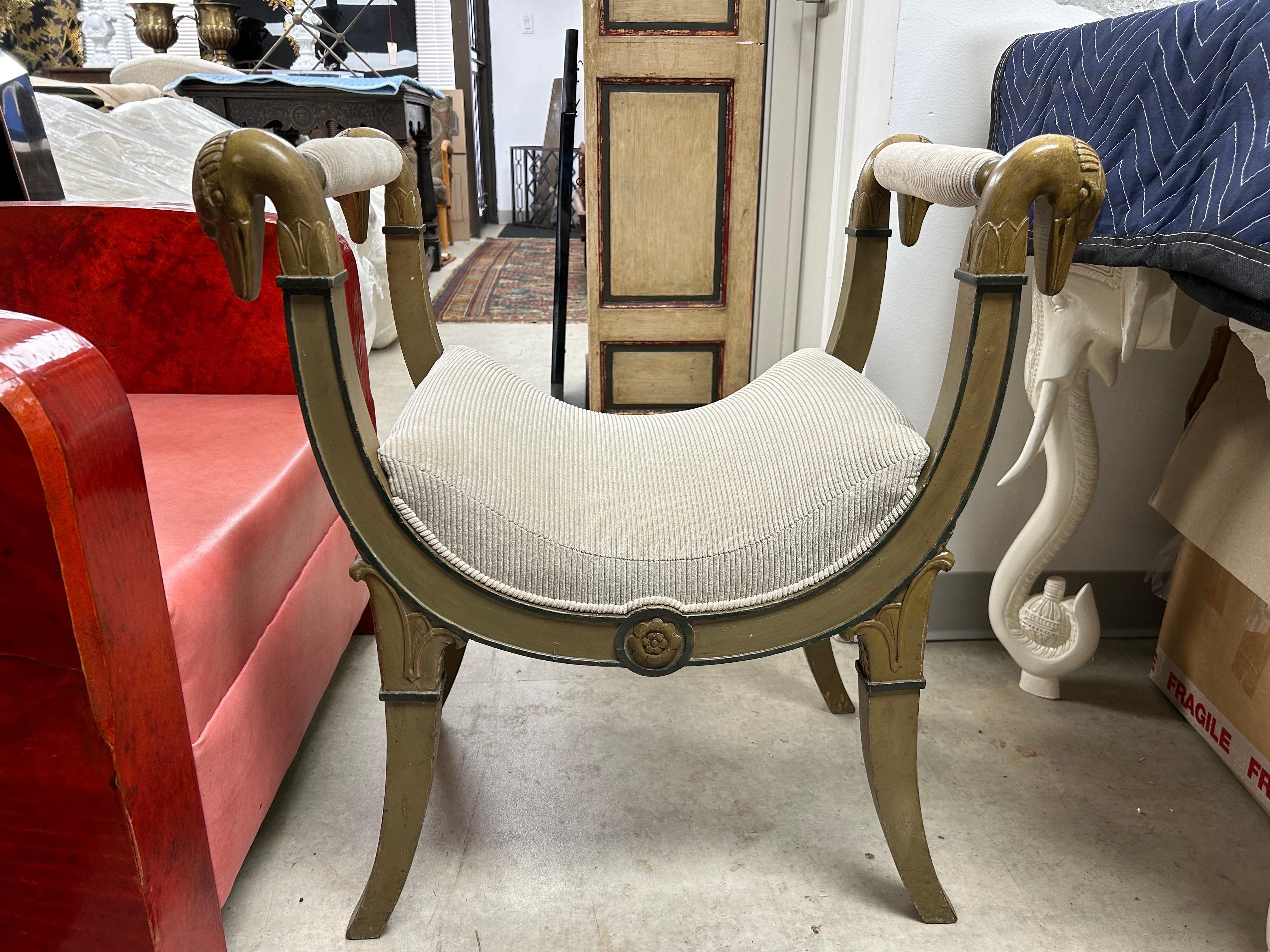 Banc français de style Directoire en vente 4