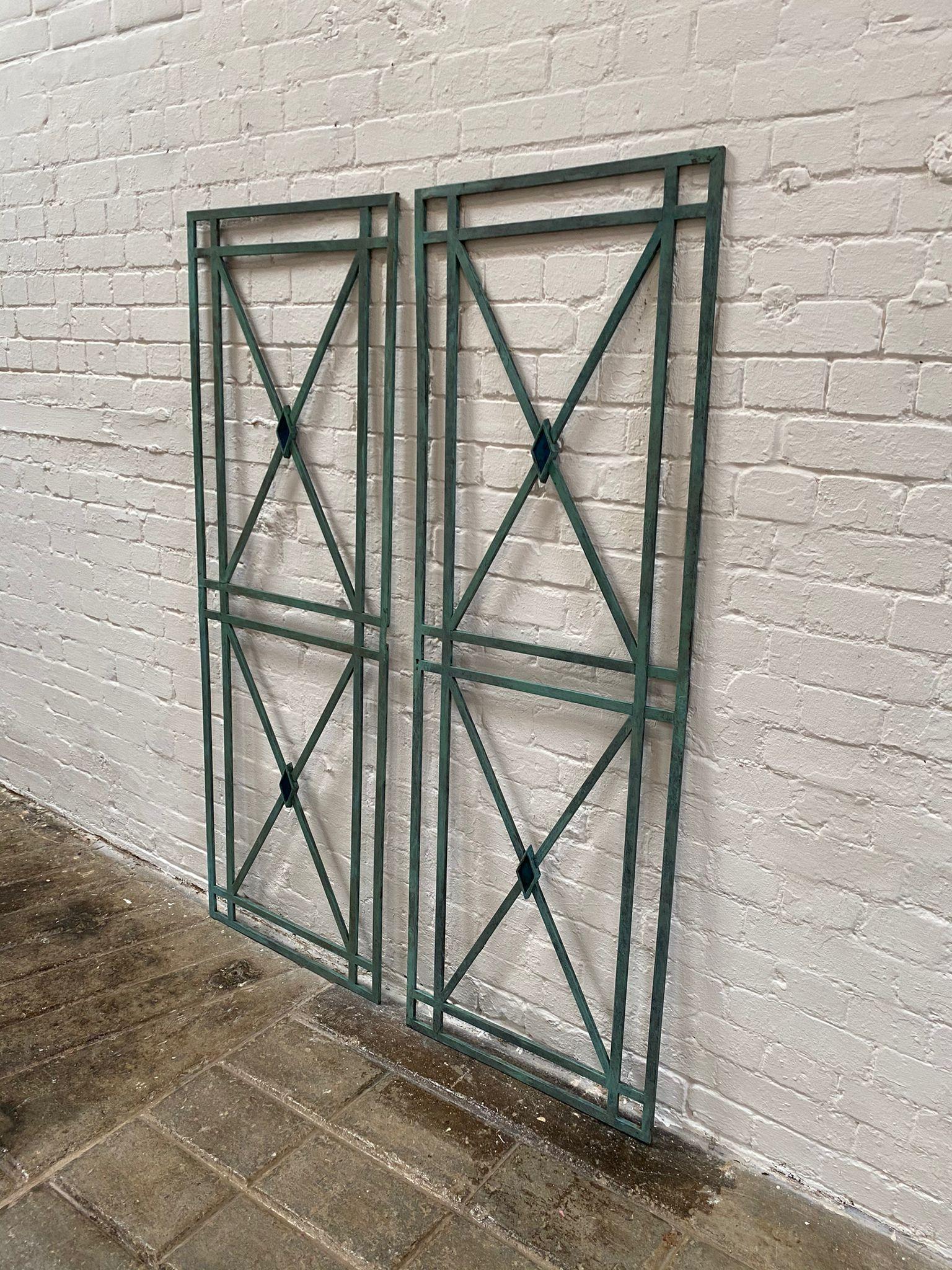 French Directoire Style Bronze Wall Panels In Fair Condition In Somerton, GB