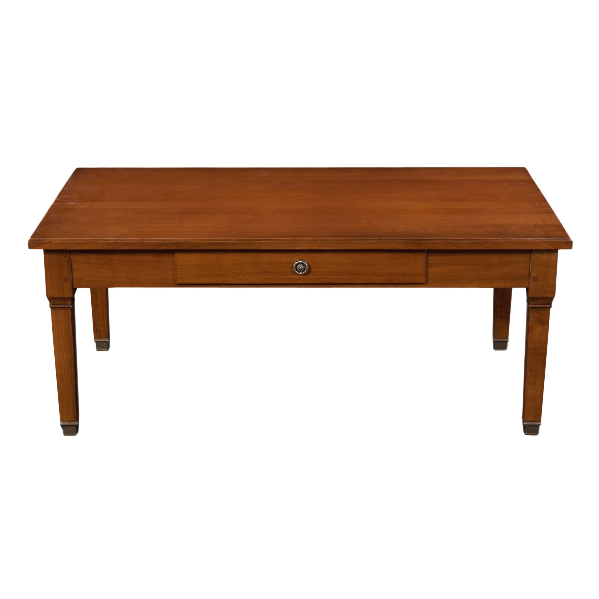 Table basse en merisier teinté de style directoire français