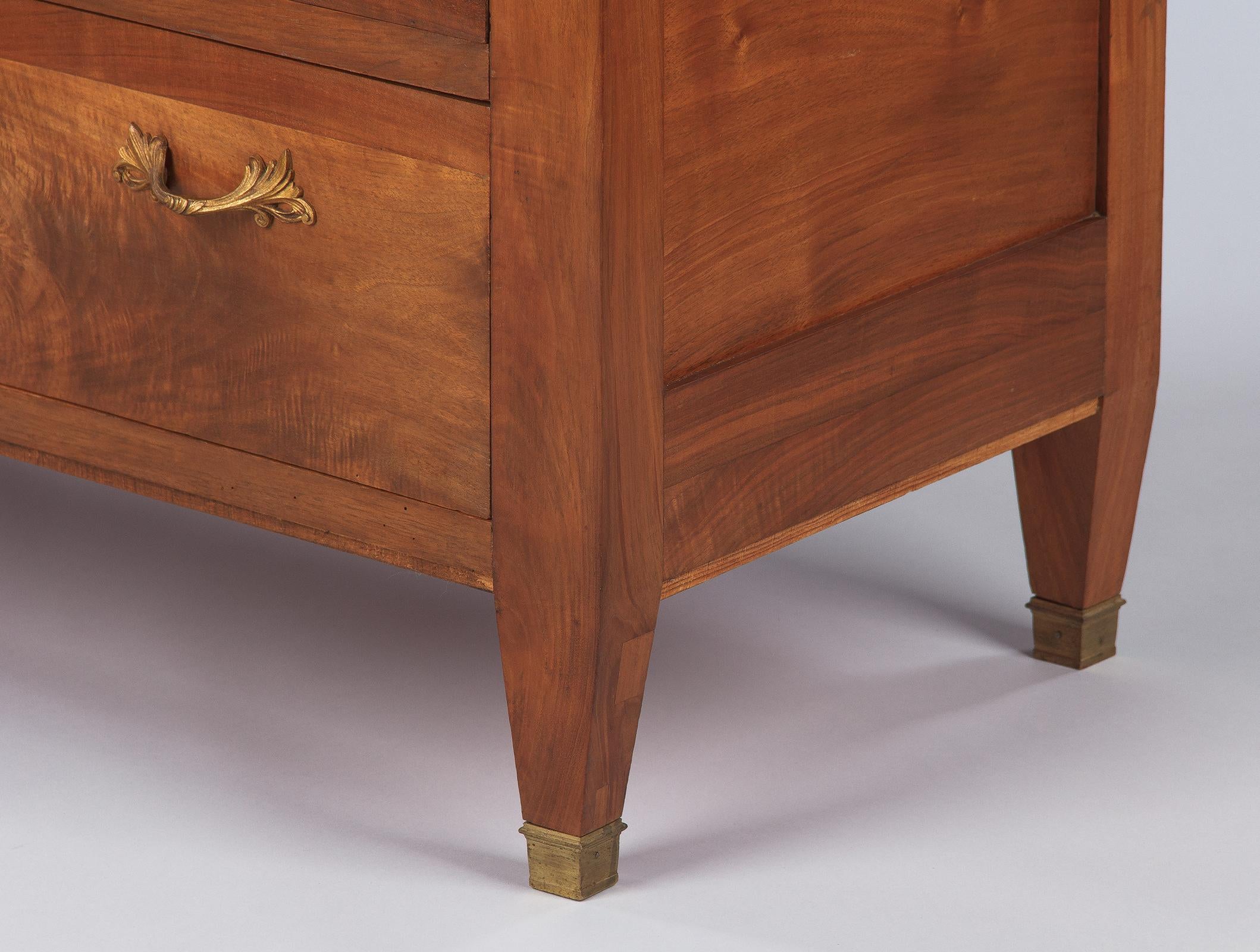French Directoire Style Cherrywood Chest of Drawers, circa 1930s 7