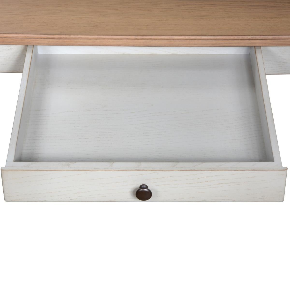 XXIe siècle et contemporain Table basse en bois de chêne massif de style directoire français en vente