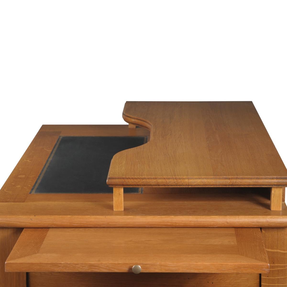 French Directoire style desk in oak  For Sale 5