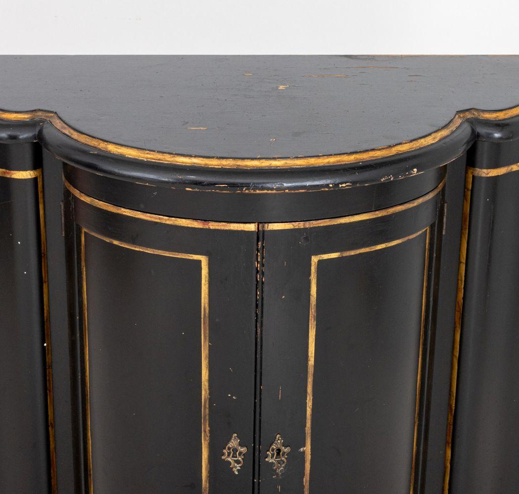 Americano Cabinet francese in stile Directoire ebanizzato in vendita