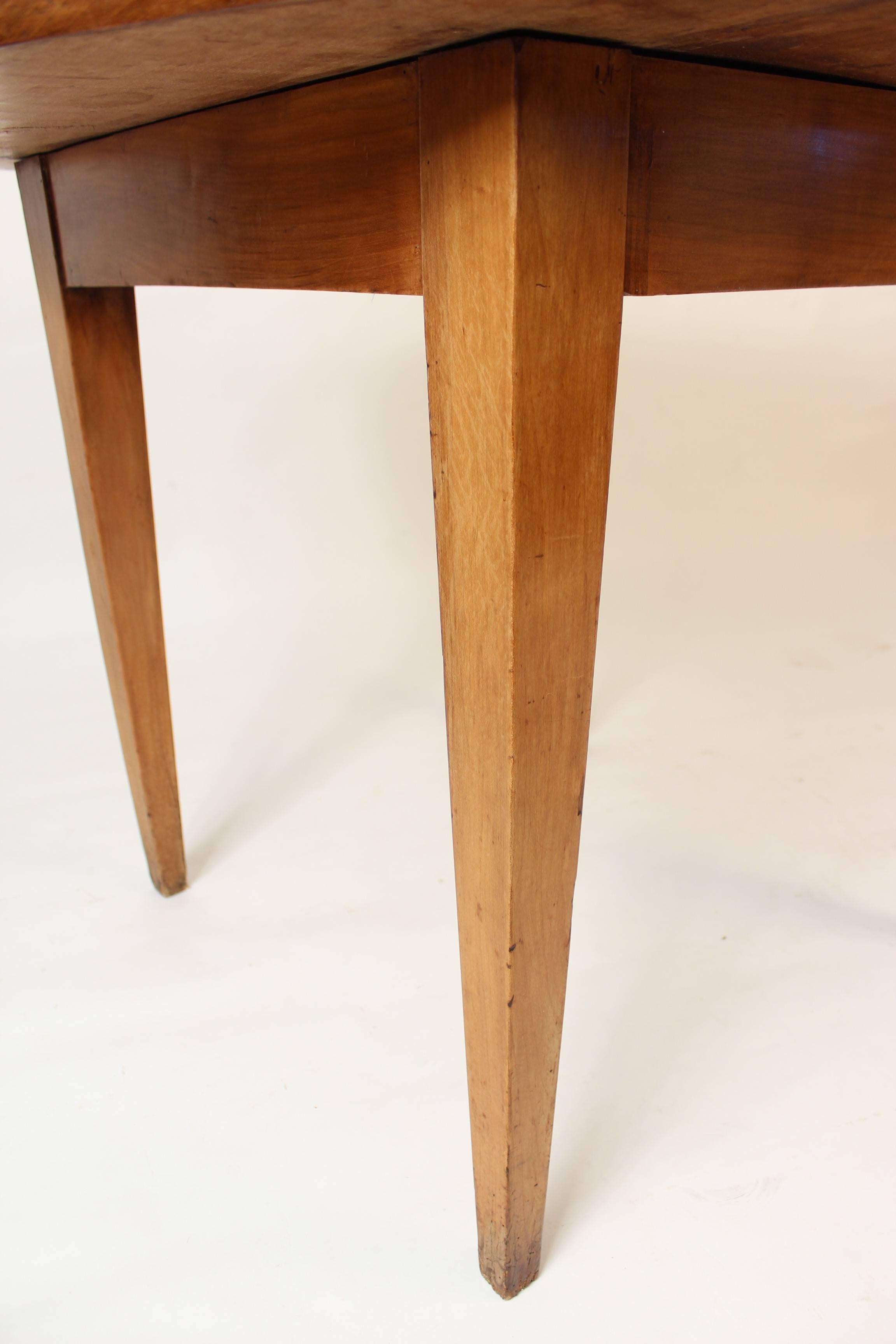 20th Century French Directoire Style Fruitwood Breakfast Table