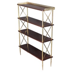 French Directoire Style Gilt Metal Mounted Étagère Shelves