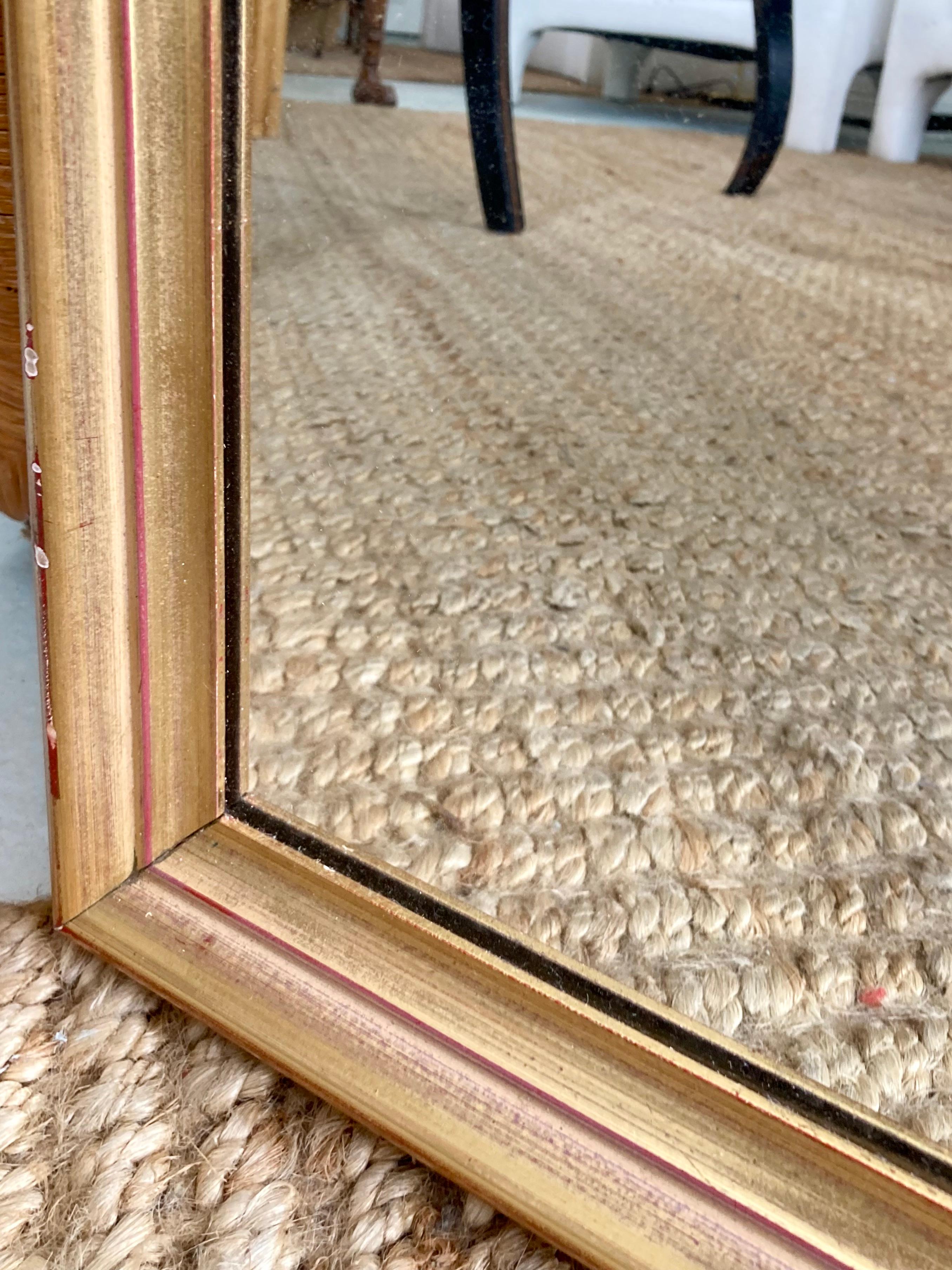 Espejo Dorado Estilo Directoire Francés en venta 8