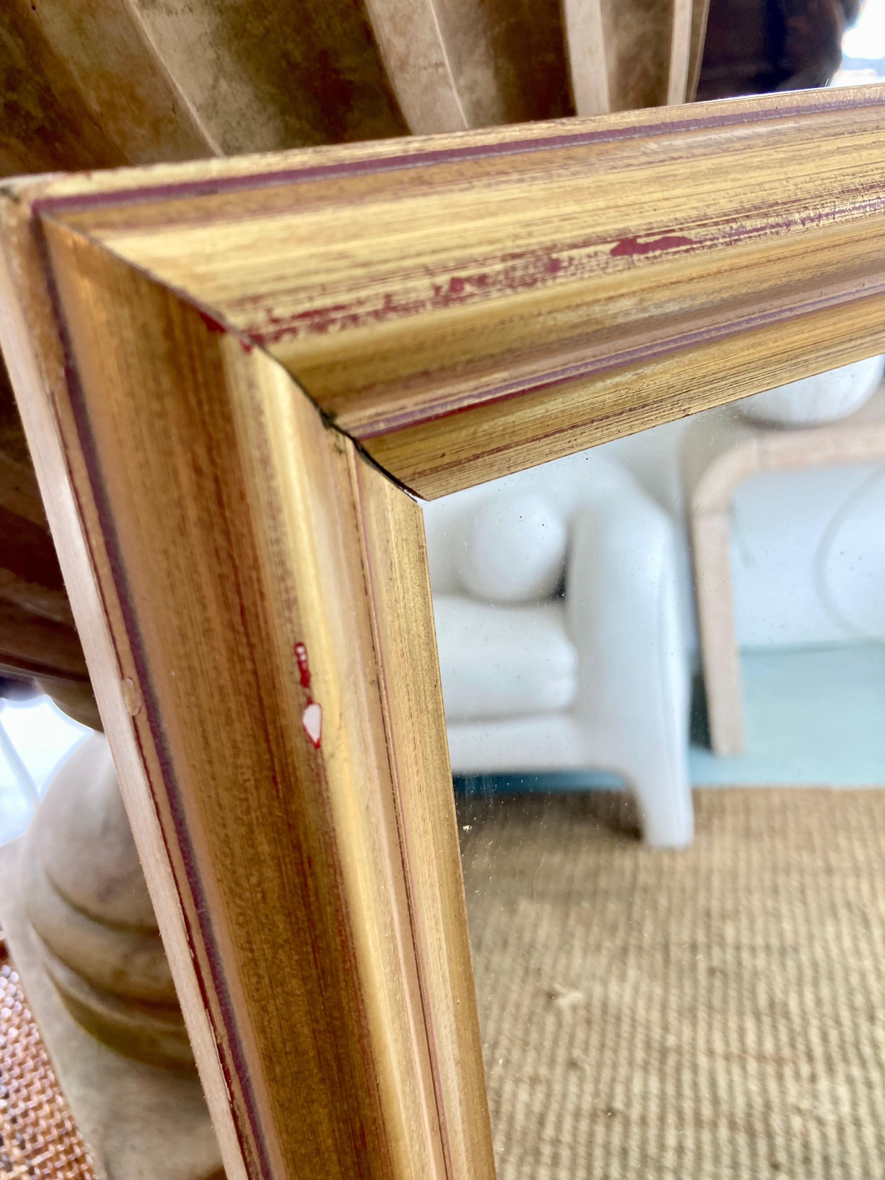 Espejo Dorado Estilo Directoire Francés finales del siglo XX en venta
