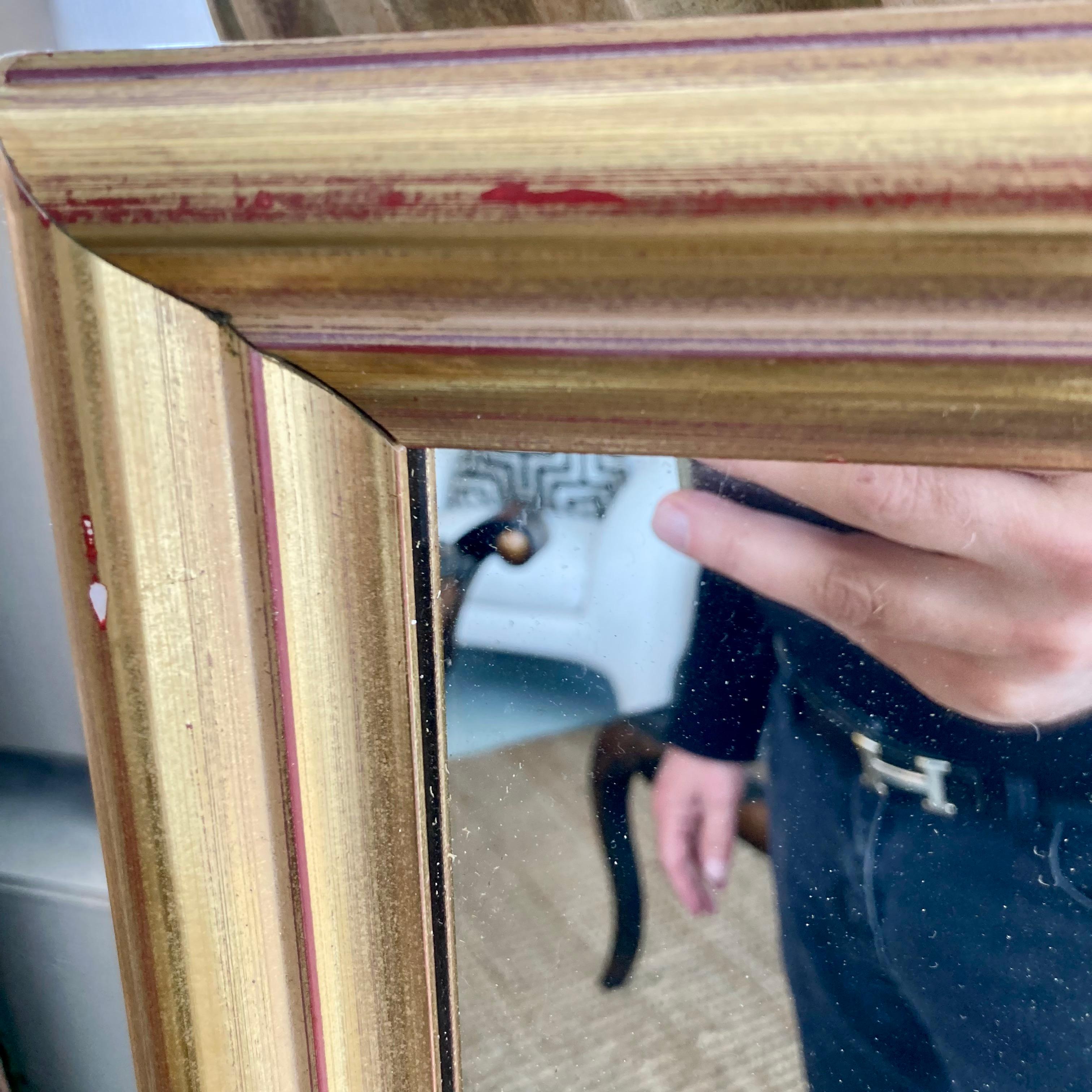 Espejo Dorado Estilo Directoire Francés en venta 1