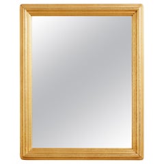 French Directoire Style Gilt Reeded Mirror