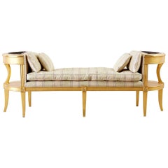 French Directoire Style Giltwood Window Bench Seat