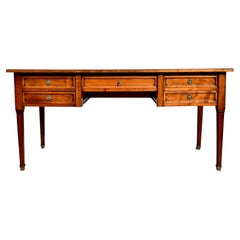 French Directoire Style Leather Top Desk