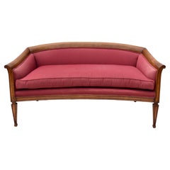 French Directoire Style Loveseat Sofa