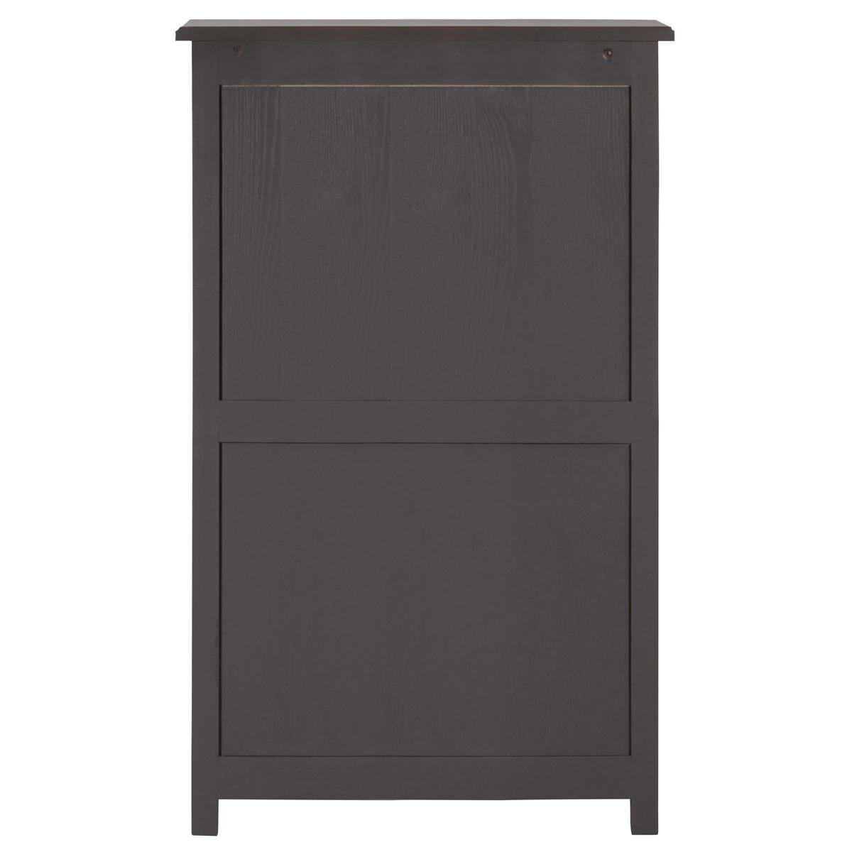 Escritorio Secretario Mediano-Grande Estilo Directoire Francés en Madera, Naranja y Gris en venta 1
