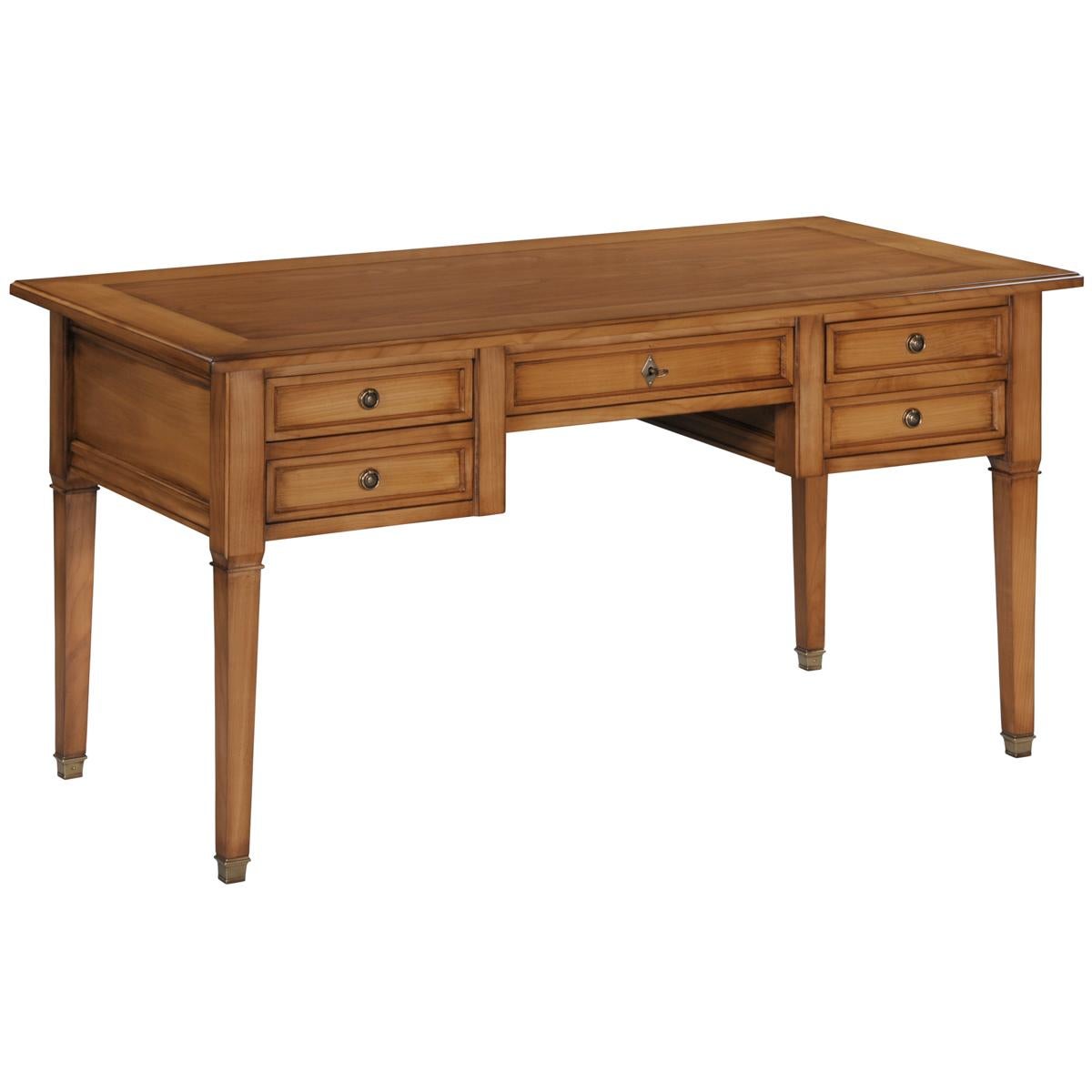 French Directoire style minister's desk in solid wood For Sale 5