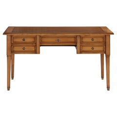French Directoire style minister's desk in solid wood