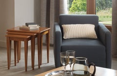 French Directoire style nesting "gigognes" side tables in solid cherry