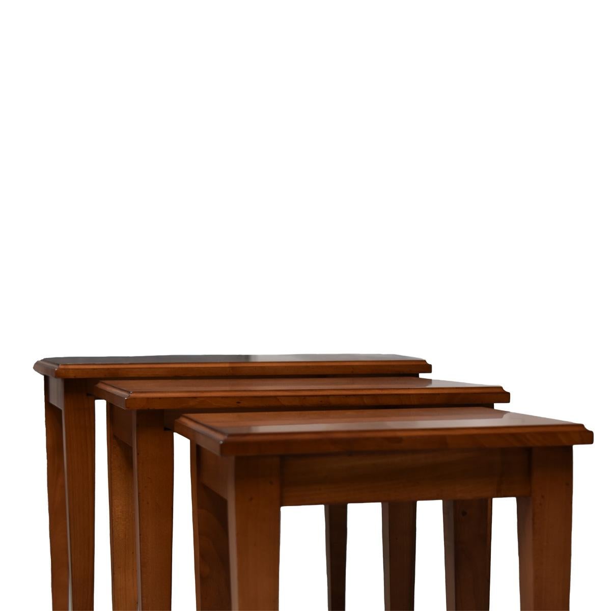 Contemporary French Directoire style nesting tables 