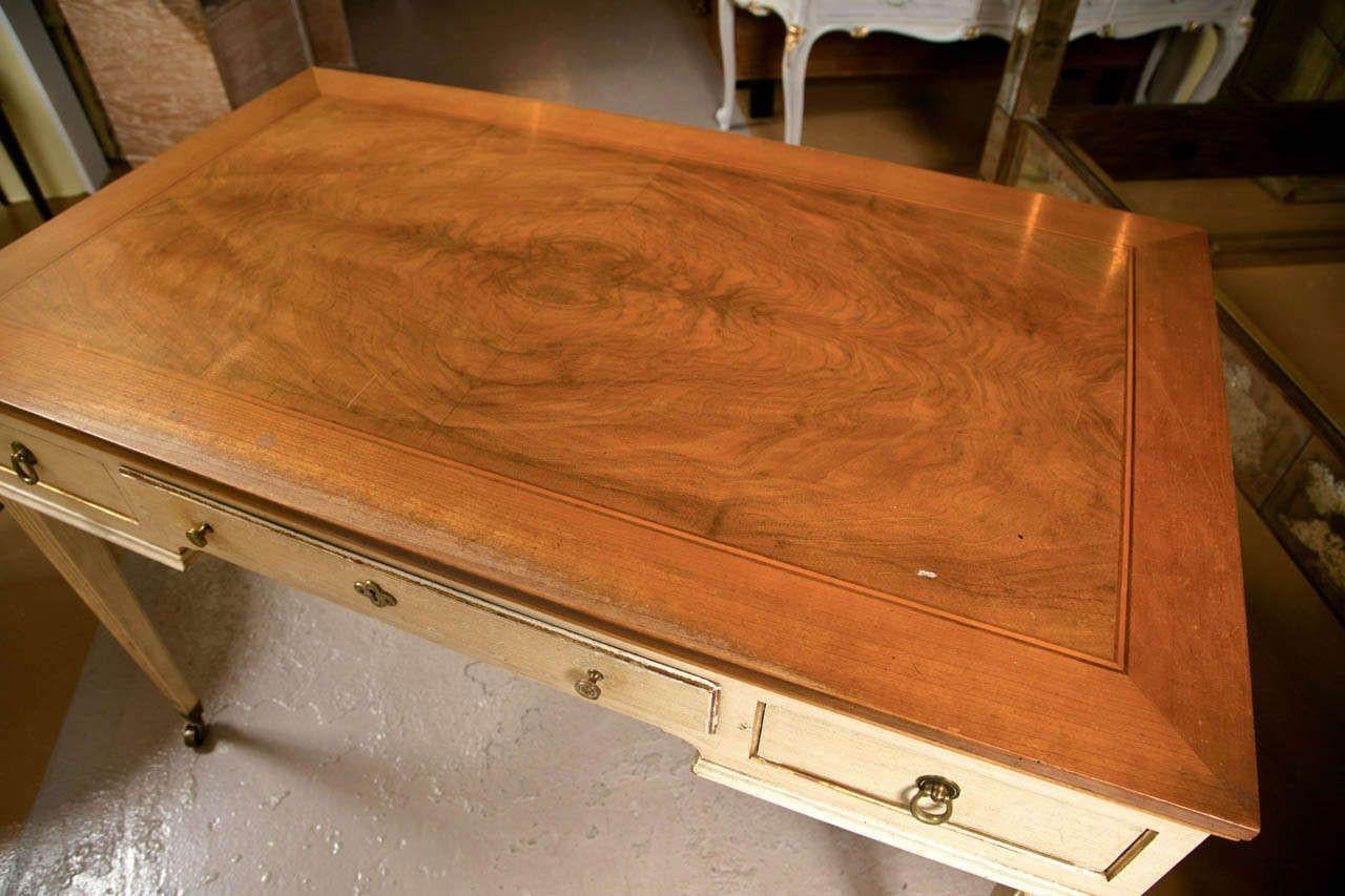 20th Century French Directoire Style Painted Desk by John Widdicomb