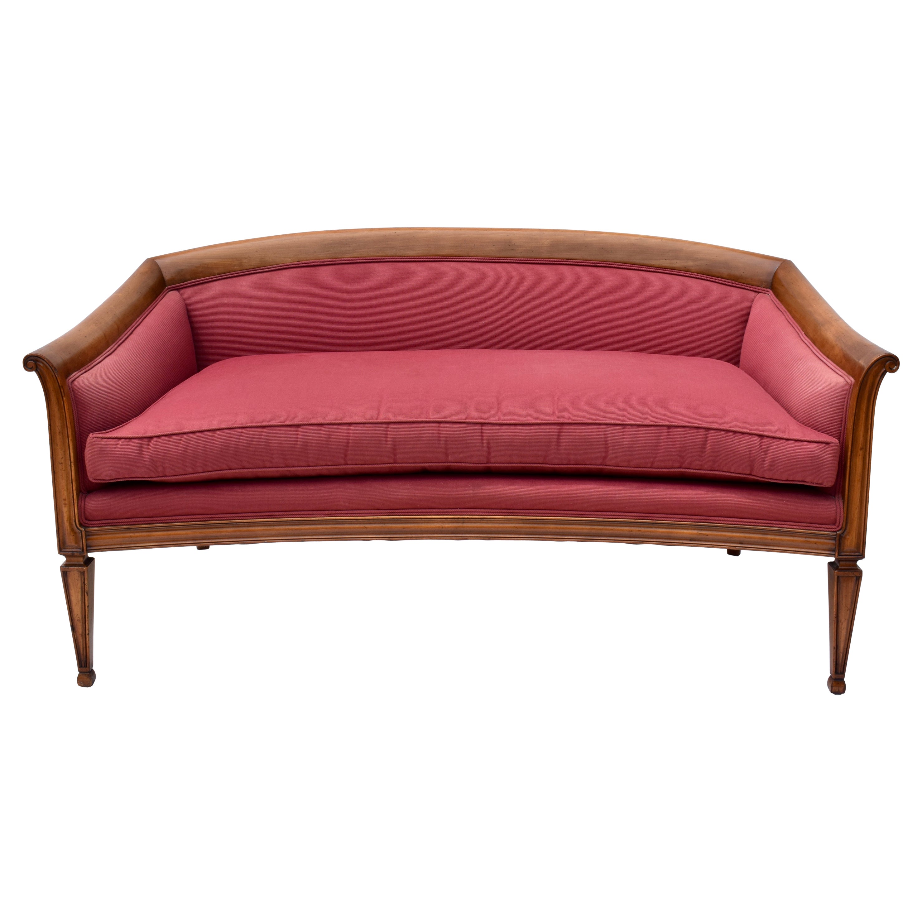French Directoire Style Sofa in Cherrywood