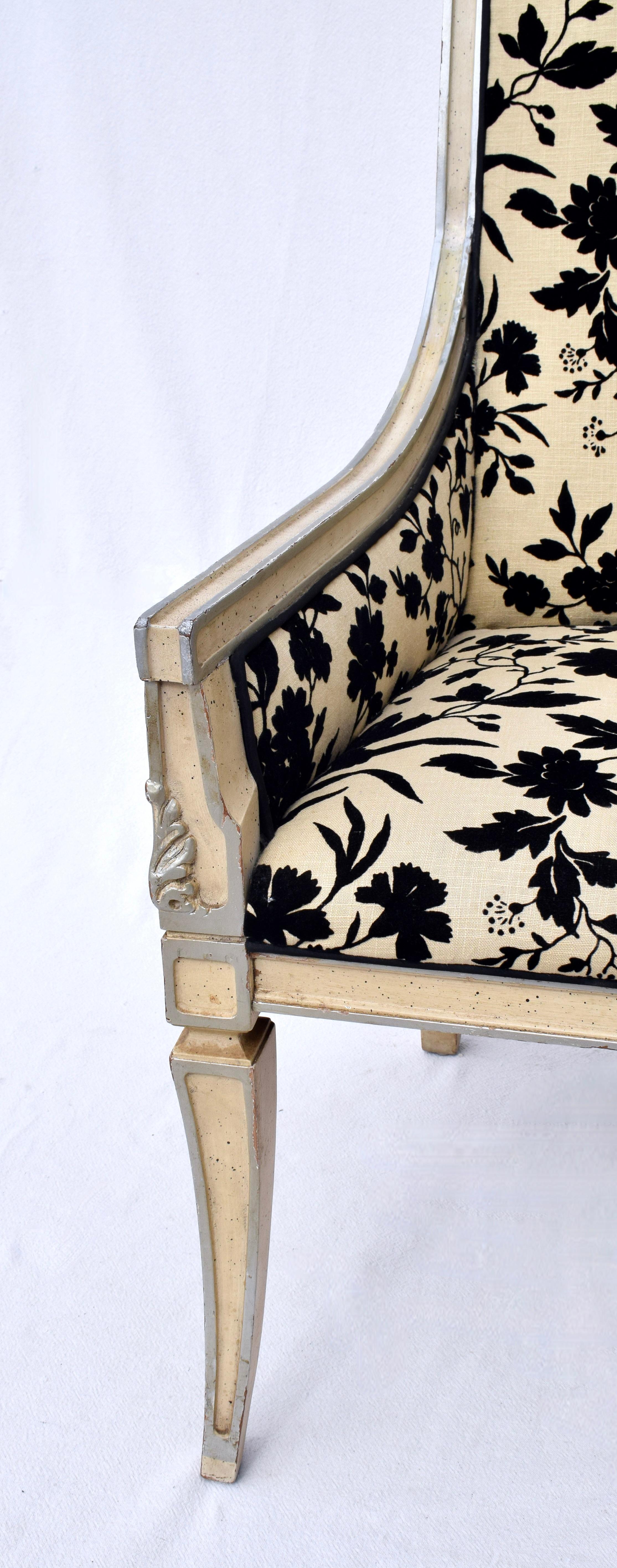 French Directoire Style Swag Arm Chairs For Sale 4