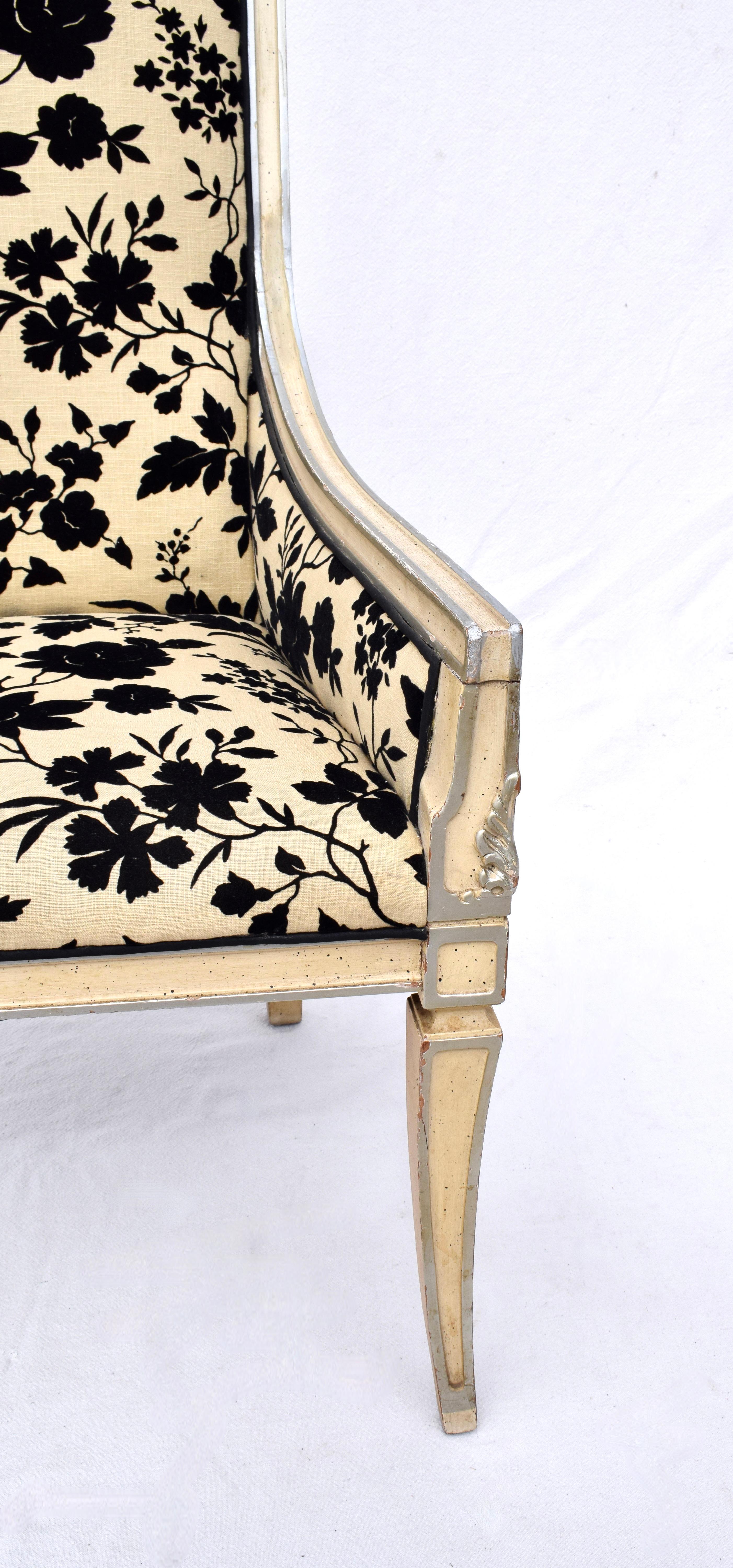 French Directoire Style Swag Arm Chairs For Sale 3