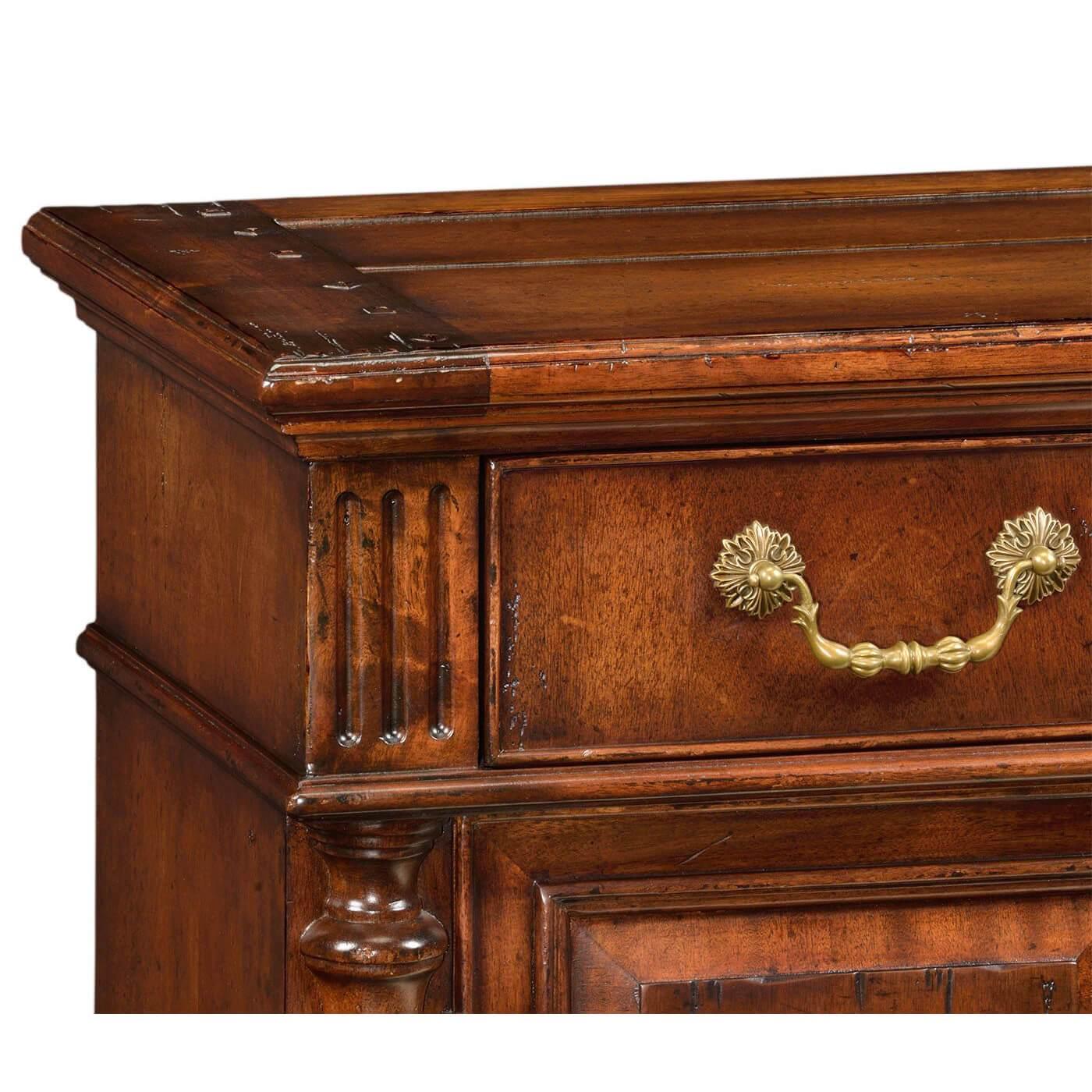 French Directoire Style Walnut Buffet 1