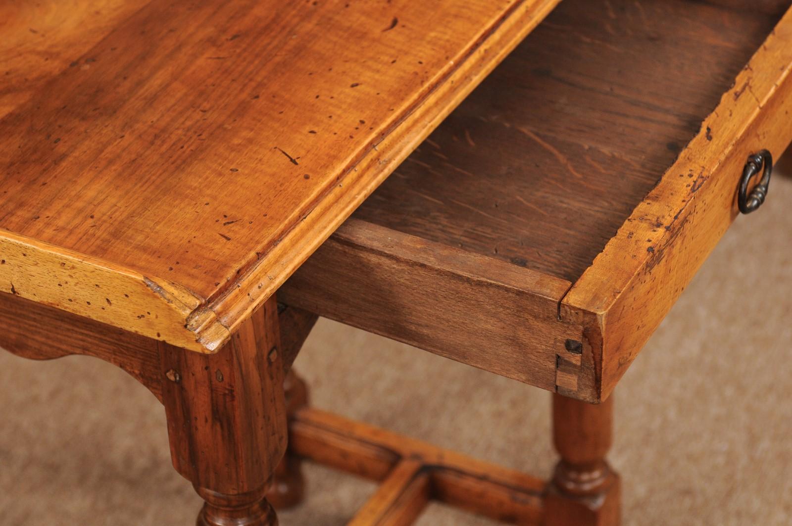 French Directoire Style Walnut Side Table, circa 1890 7