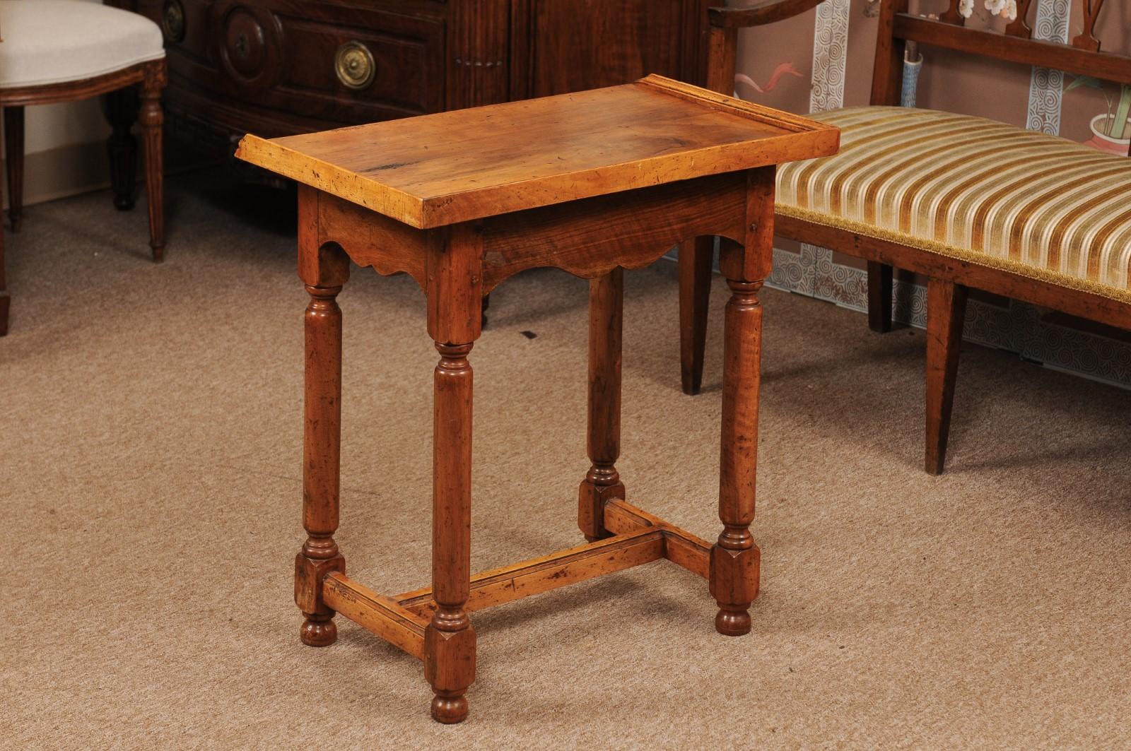 French Directoire Style Walnut Side Table, circa 1890 3