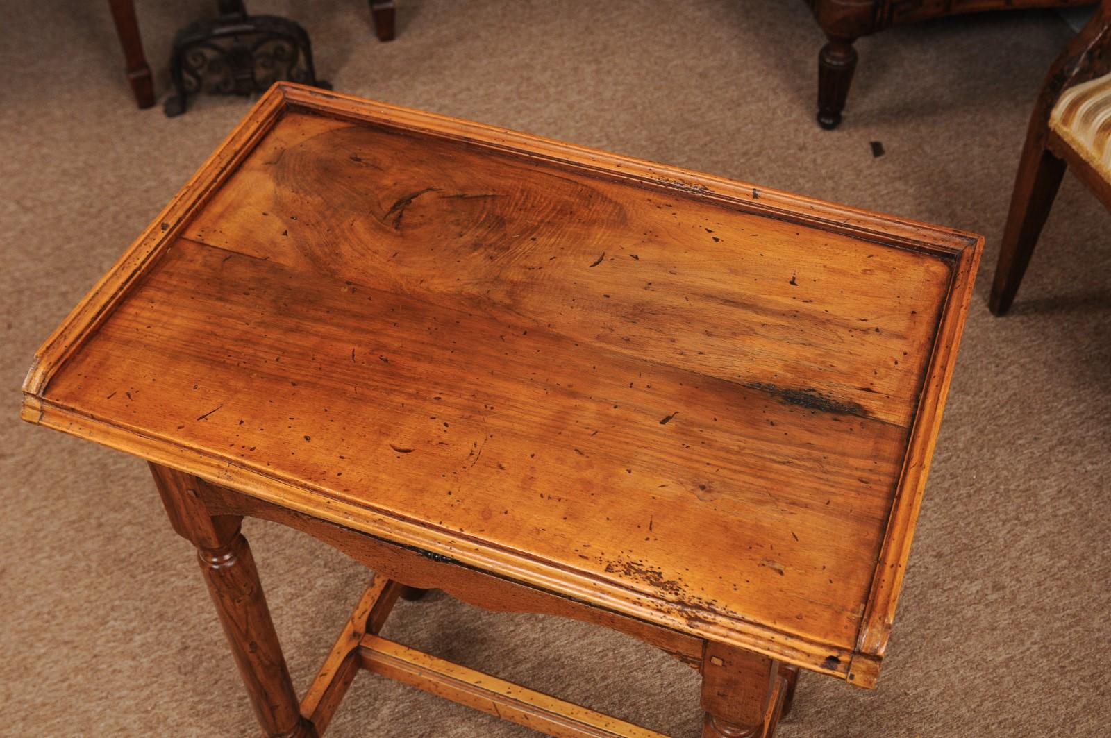 French Directoire Style Walnut Side Table, circa 1890 5