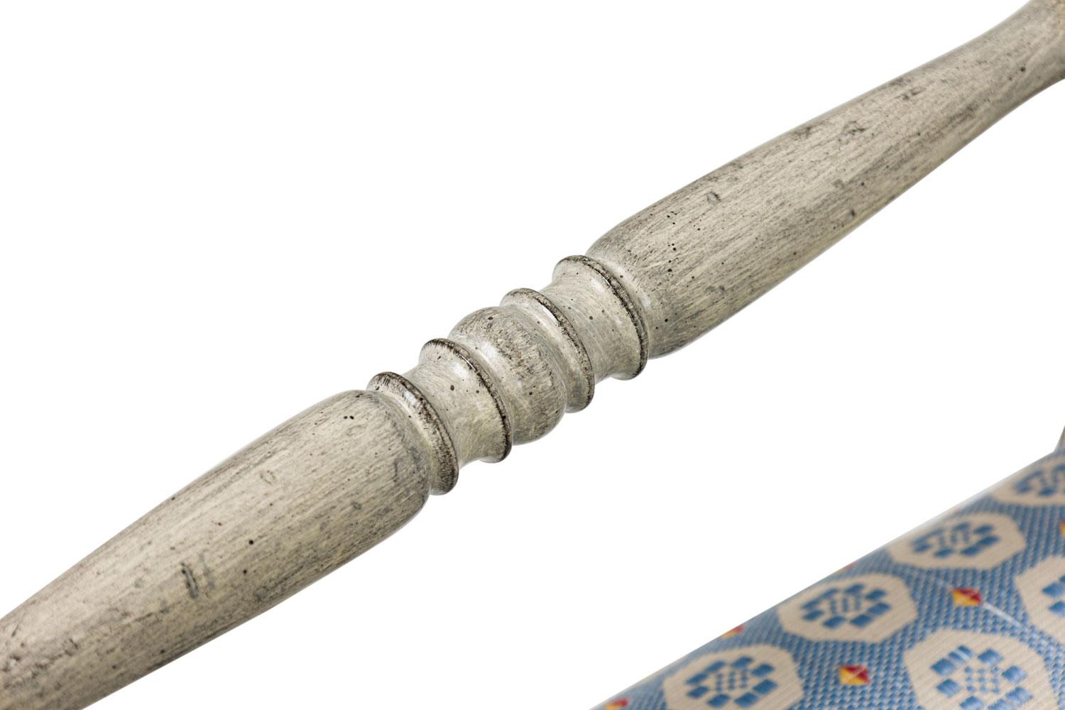 French Directoire Style White Painted Window Bench (20. Jahrhundert) im Angebot