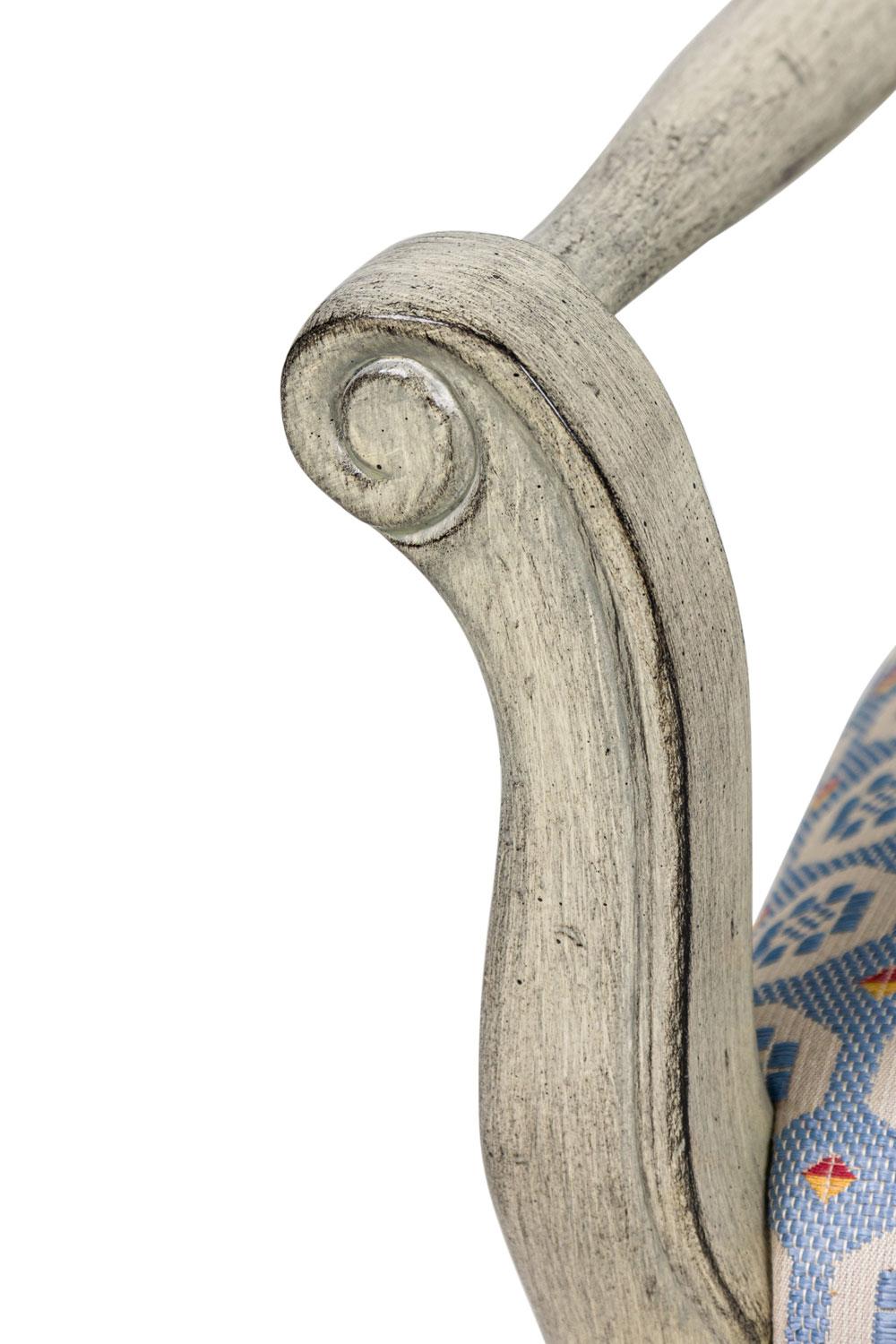 French Directoire Style White Painted Window Bench (Farbe) im Angebot