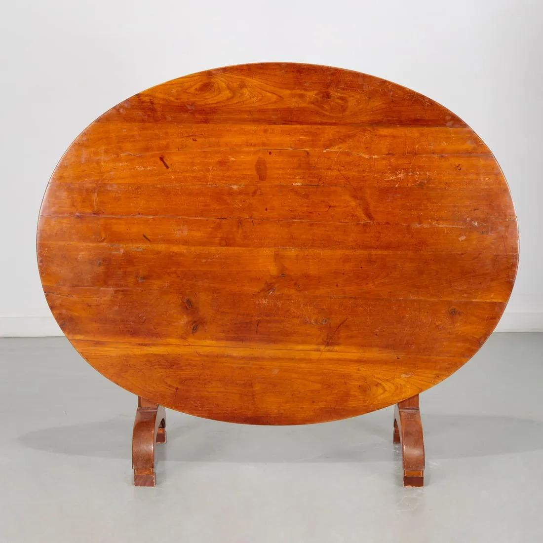 French Provincial French Directoire Tilt-top Wine Tasting Table, C. 1800 For Sale