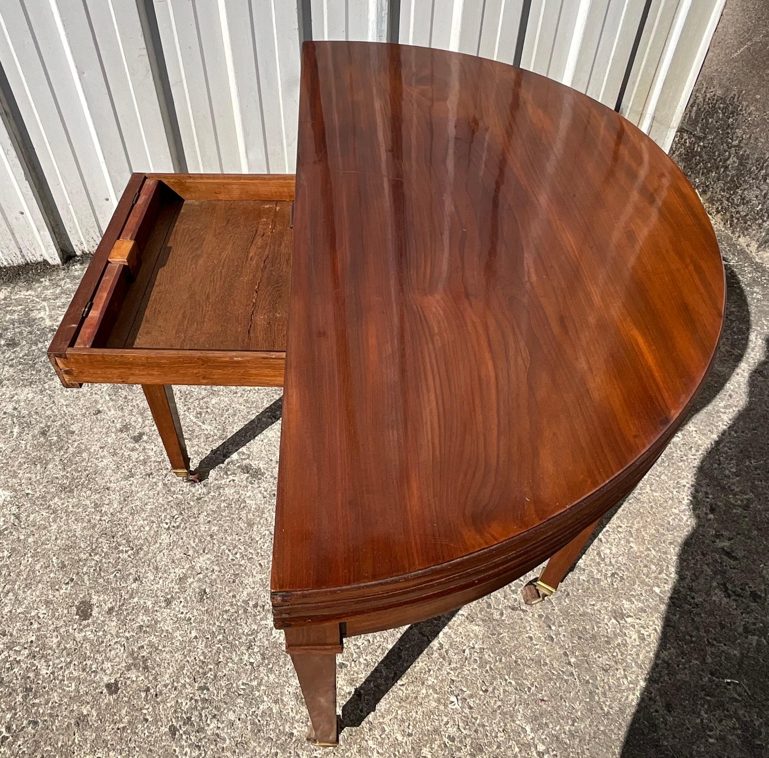 French Directoire Transformable Games Table, Late 18th – Early 19th Century For Sale 11