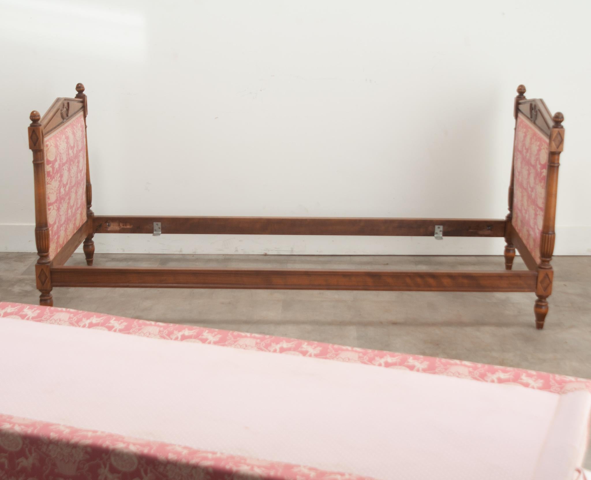 French Directoire Walnut Daybed & Crown 12
