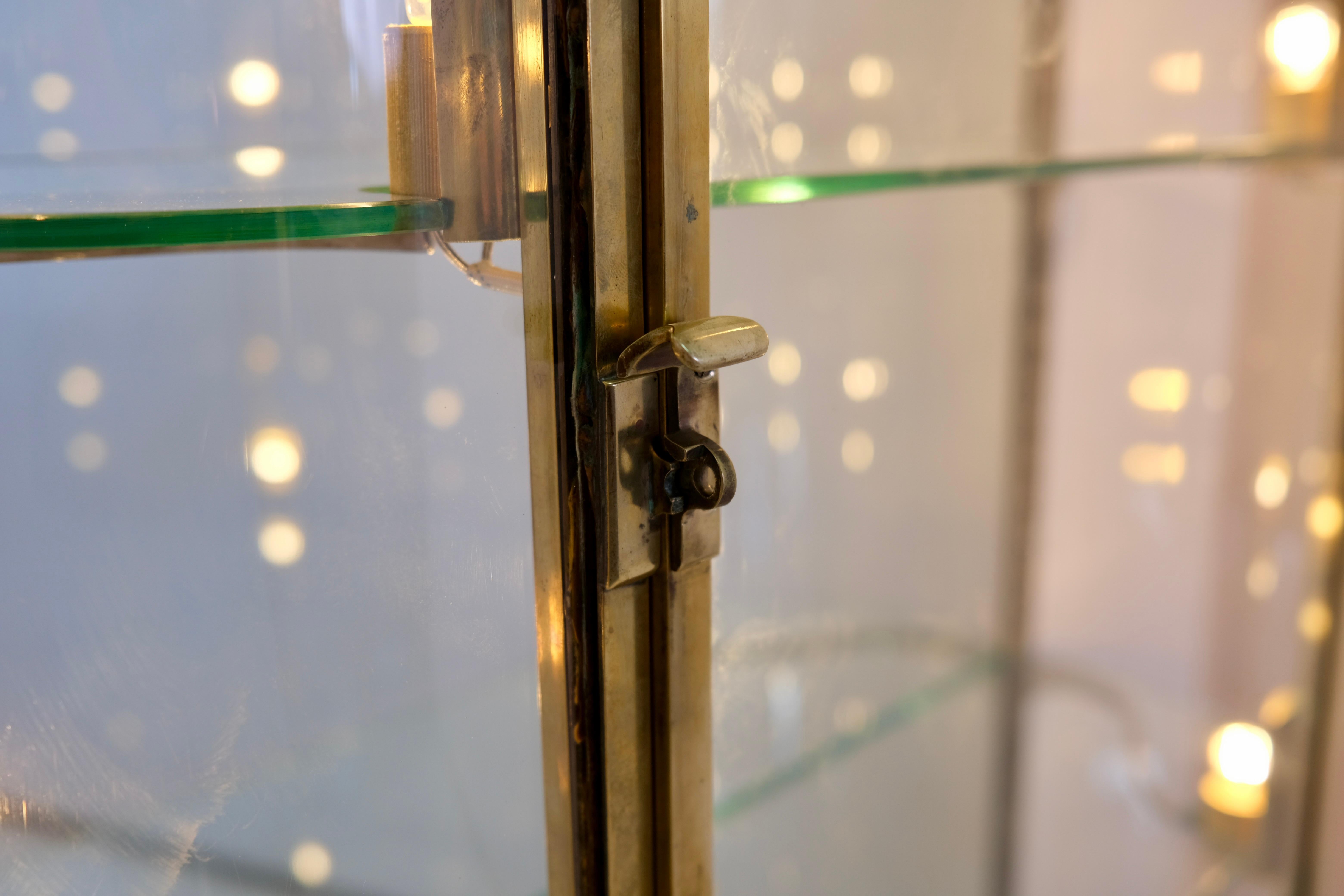 French Display Cabinet by Siegel Paris the Number one Art Deco Showcase Maker In Fair Condition In Ulm, DE