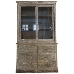 Antique French Display Cabinet / Tallboy