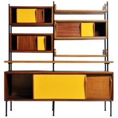 French Display Cabinet with Sliding Doors