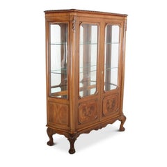 French Display or China Cabinet in the Chippendale Style