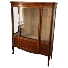 French Display Vitrine, Kingwood & Ormalu Mounted, Circa 1900.