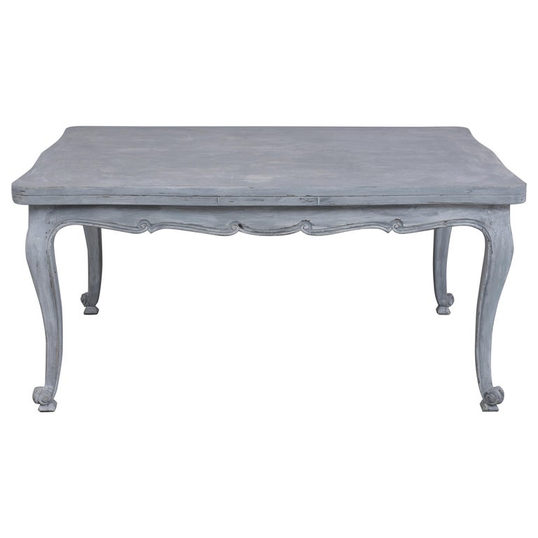 19th Century Louis XV Painted Dining Table For Sale