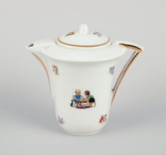 French dolls dinnerware/childrens tea set in porcelain.