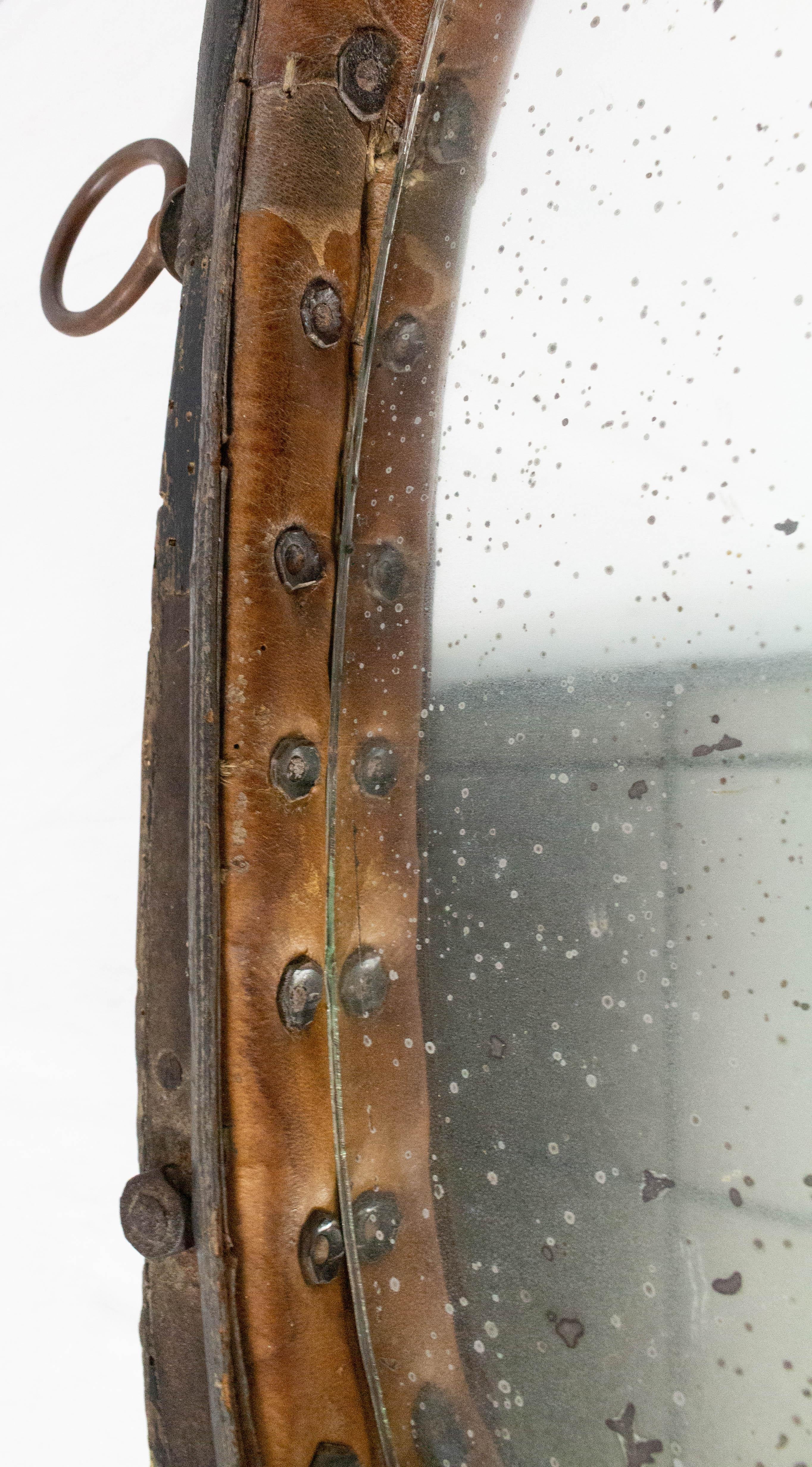 French Donkey Yoke Mirror, Late 19th Century 5