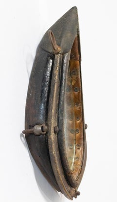 French Donkey Yoke Mirror, Late 19th Century