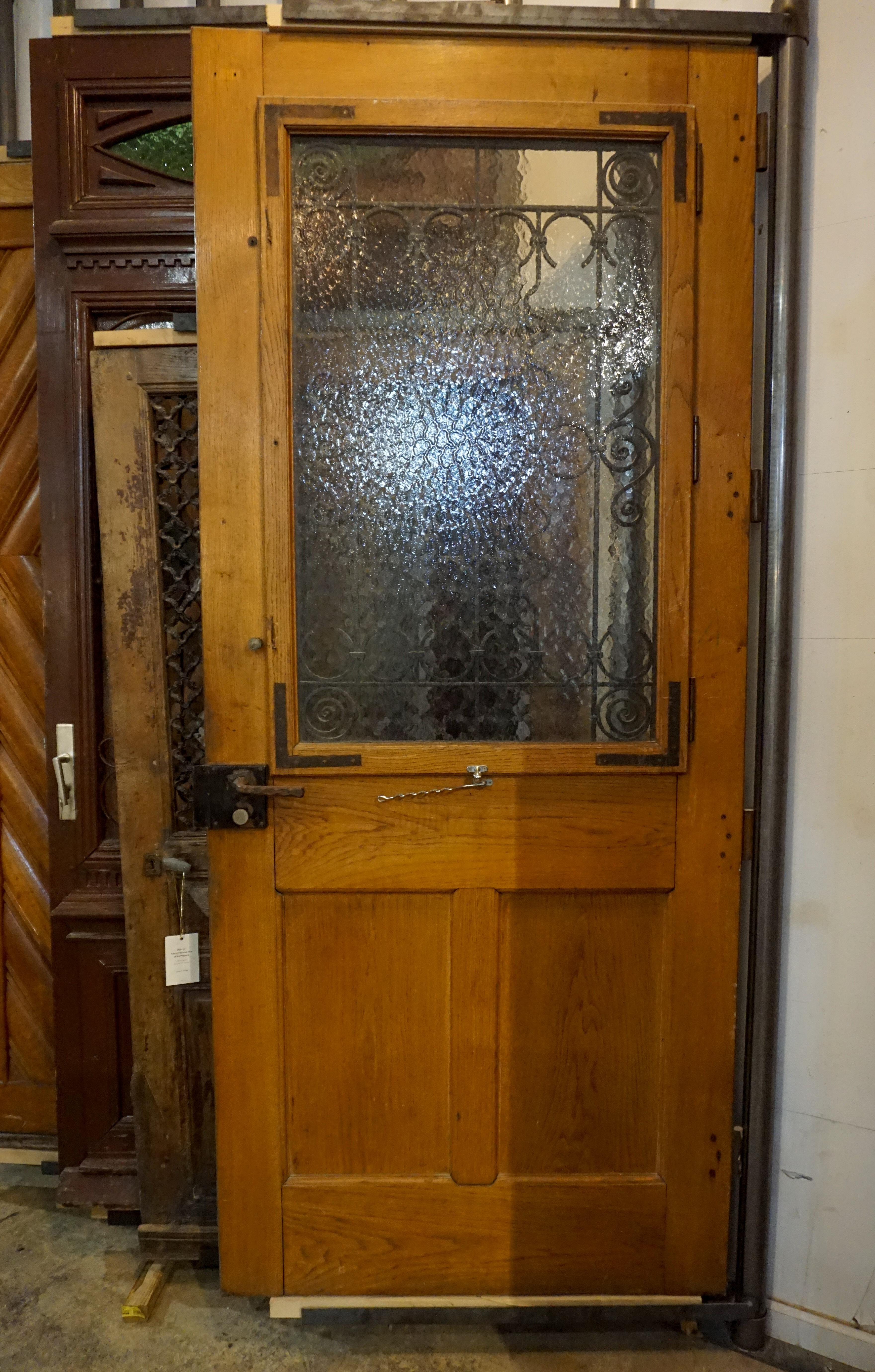 Oak French Doors with Rosettes