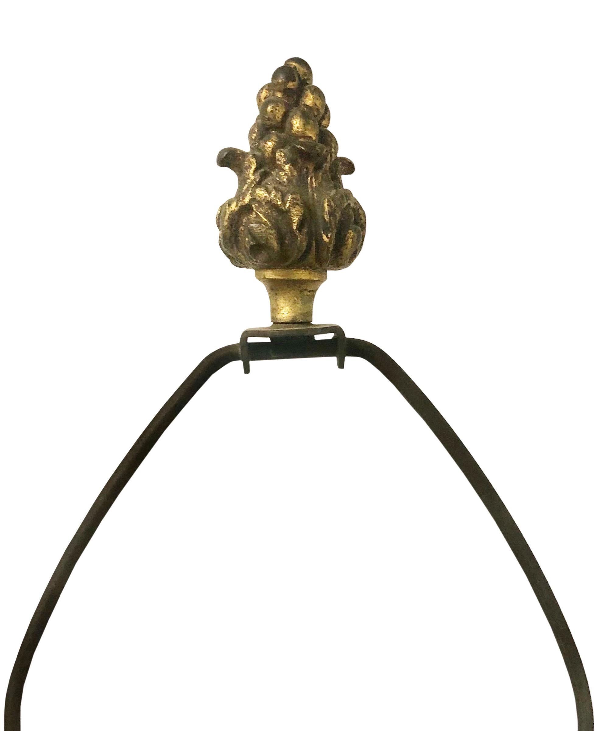 French Dore Bronze and Marble Castellettes as Lamps For Sale 2
