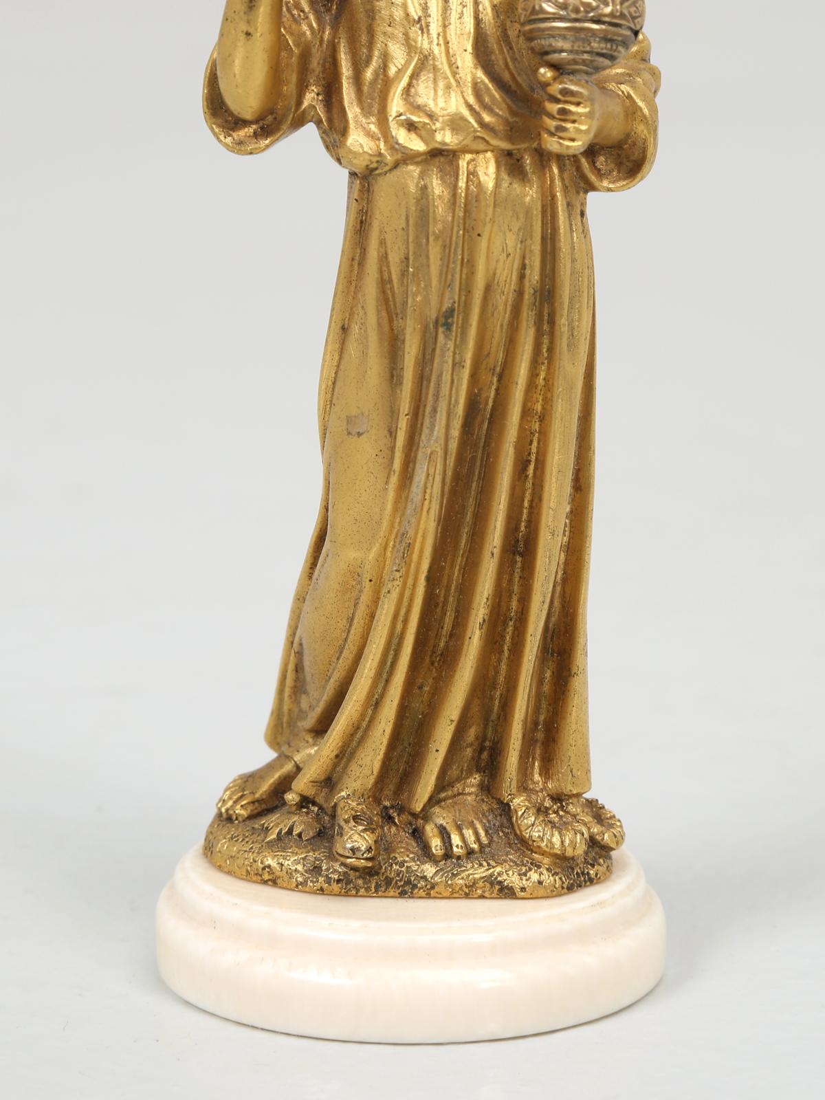French Doré Bronze Sculpture of a Young Christ 2