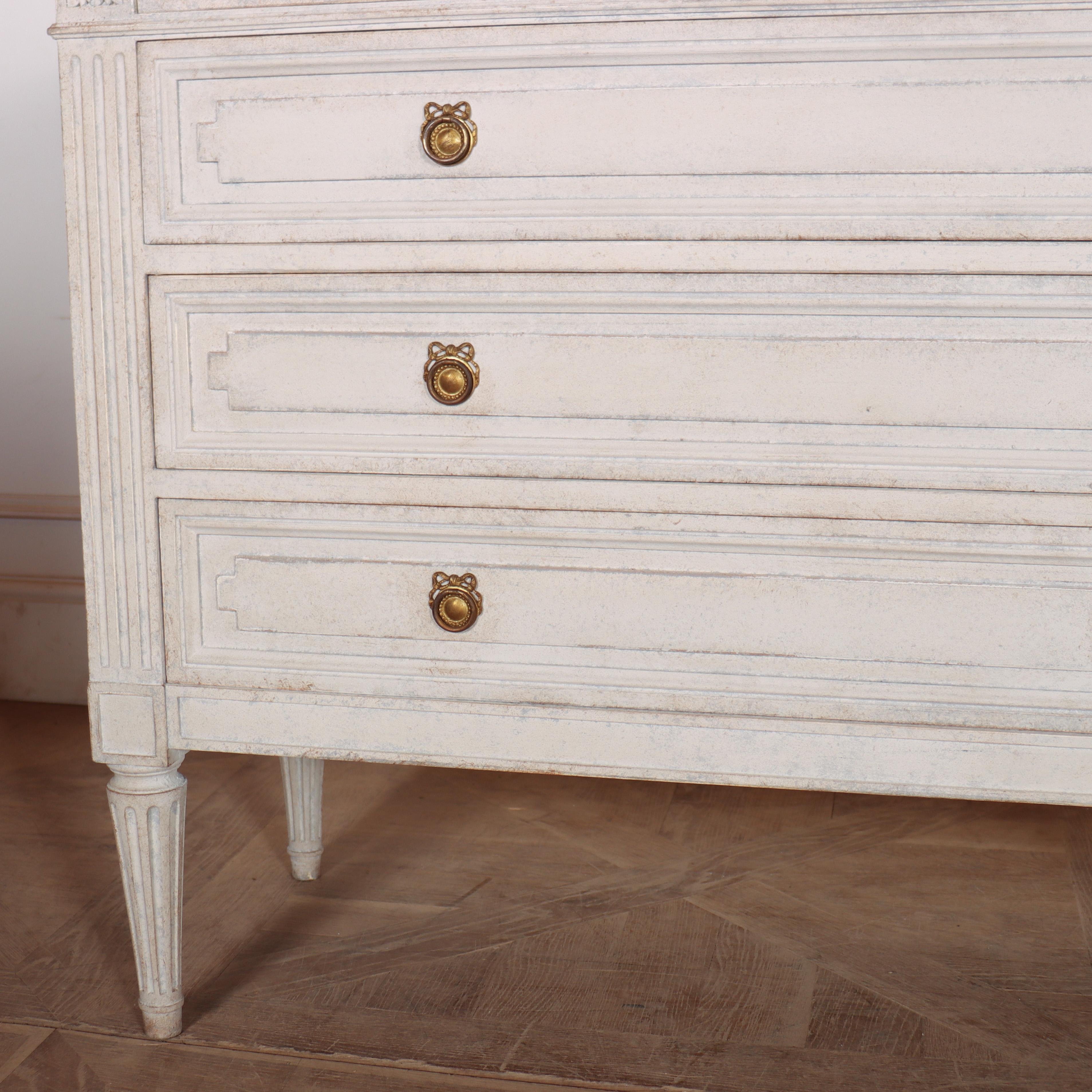 French Double Chest of Drawers In Good Condition For Sale In Leamington Spa, Warwickshire